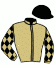 casaque portée par Remoue Pie. jockey du cheval de course KASPIA TRIP, information pmu ZETURF