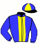 casaque portée par Rocherulle M. jockey du cheval de course GINGER ATOUT (FR), information pmu ZETURF