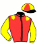 casaque portée par Callier Mlle E. jockey du cheval de course GANGWAY (FR), information pmu ZETURF