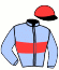 casaque portée par Verriere L. jockey du cheval de course CAID SLY (FR), information pmu ZETURF
