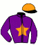 casaque portée par Fernandez Mlle L. jockey du cheval de course DE TOULOUSE VET (FR), information pmu ZETURF