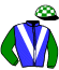 casaque portée par Michel Mlle Mic. jockey du cheval de course DARLINGTON, information pmu ZETURF