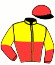 casaque portée par Demuro C. jockey du cheval de course RONDINA, information pmu ZETURF