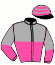 casaque portée par Lavigne Y. jockey du cheval de course JOLI COEUR DE MAI, information pmu ZETURF