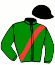 casaque portée par Laffay M. jockey du cheval de course GUYANE DE JUSSY, information pmu ZETURF