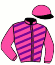 casaque portée par Feron J. Ch. jockey du cheval de course GET LUCKY DE CAREL, information pmu ZETURF