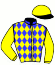 casaque portée par Seguin Q. jockey du cheval de course KAHORS DE PHYT'S, information pmu ZETURF