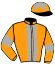 casaque portée par Piccone T. jockey du cheval de course D DAY MAN, information pmu ZETURF