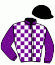 casaque portée par Hardouin E. jockey du cheval de course MURRAYFIELD, information pmu ZETURF