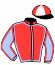 casaque portée par Pouchin A. jockey du cheval de course DARLYVI, information pmu ZETURF