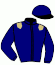 casaque portée par Velon Mlle M. jockey du cheval de course RESPLENDOR, information pmu ZETURF