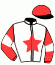 casaque portée par Ruis S. jockey du cheval de course FEEDESREVES, information pmu ZETURF