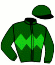 casaque portée par Pouchin A. jockey du cheval de course TRAV'LIN LIGHT, information pmu ZETURF