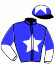casaque portée par Pasquier S. jockey du cheval de course DONE DEAL, information pmu ZETURF