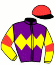 casaque portée par Nabet K. jockey du cheval de course FONTANNES, information pmu ZETURF