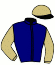 casaque portée par Doudard Mlle M. jockey du cheval de course FANTASTIC SIVOLA, information pmu ZETURF