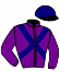 casaque portée par Velon Mlle M. jockey du cheval de course LORENZO DE MEDICI, information pmu ZETURF