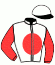 casaque portée par Besnier H. jockey du cheval de course IRISHKAMAYA, information pmu ZETURF