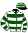 casaque portée par Trullier T. jockey du cheval de course LONDON WAY, information pmu ZETURF