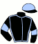 casaque portée par Broust F. jockey du cheval de course KARESSE DU BIS, information pmu ZETURF