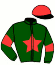 casaque portée par Kuiper R. jockey du cheval de course KATHLEEN DU NORD, information pmu ZETURF
