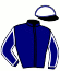 casaque portée par Stefano S. jockey du cheval de course HORUS DE ROMAZ, information pmu ZETURF