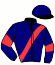 casaque portée par Bekaert D. jockey du cheval de course INFERNA DE HOUELLE, information pmu ZETURF