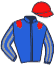 casaque portée par Briand Thé. jockey du cheval de course JENNA WIC, information pmu ZETURF