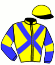 casaque portée par Nicoleau J. jockey du cheval de course ELTON DES ONGRAIS (FR), information pmu ZETURF