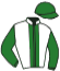 casaque portée par Blot P. jockey du cheval de course KASHALKA, information pmu ZETURF