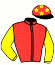 casaque portée par Corbin R. jockey du cheval de course DIVA DU CHERISAY, information pmu ZETURF