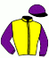 casaque portée par Eoche D. jockey du cheval de course FRIPON D'EP, information pmu ZETURF