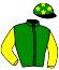 casaque portée par Morin Cl. J. jockey du cheval de course FLASH D'ALOUETTE, information pmu ZETURF