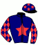 casaque portée par Thierry C. jockey du cheval de course JULIA DE PIENCOURT, information pmu ZETURF