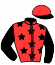 casaque portée par Martens C. jockey du cheval de course DEKO DE TILOU, information pmu ZETURF