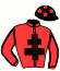 casaque portée par Lerenard A. jockey du cheval de course DIABOLO NIGHT (FR), information pmu ZETURF