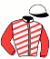 casaque portée par Marty R. jockey du cheval de course EXTREME STAR, information pmu ZETURF