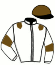 casaque portée par Feron J. Ch. jockey du cheval de course FRANKLIN PARK, information pmu ZETURF