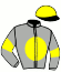 casaque portée par Pacaut Mme Cor. jockey du cheval de course HOUBI, information pmu ZETURF