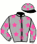 casaque portée par Marie Benj. jockey du cheval de course ALLABARA, information pmu ZETURF