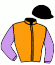 casaque portée par Waldhauser Mlle M. jockey du cheval de course LAGOONE CHOPE, information pmu ZETURF