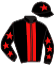 casaque portée par Pacaut Mme Cor. jockey du cheval de course ASTRA DREAM, information pmu ZETURF