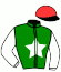 casaque portée par Bazire P. jockey du cheval de course CALADBOLG, information pmu ZETURF