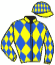 casaque portée par Lemaitre A. jockey du cheval de course PARTENIT, information pmu ZETURF