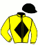 casaque portée par Germain Mlle M. jockey du cheval de course THREE DREAMS, information pmu ZETURF