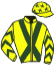 casaque portée par Millet G. jockey du cheval de course HARRY WAY, information pmu ZETURF