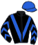 casaque portée par Briand Thé. jockey du cheval de course HYDIS DE VASTERIE, information pmu ZETURF
