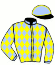 casaque portée par Gout L. jockey du cheval de course KANSAS DE LUBEL, information pmu ZETURF