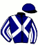 casaque portée par Chalon Ch. jockey du cheval de course JOLIE TEJY, information pmu ZETURF