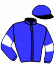 casaque portée par Le Quilleuc S. jockey du cheval de course LOWRY, information pmu ZETURF